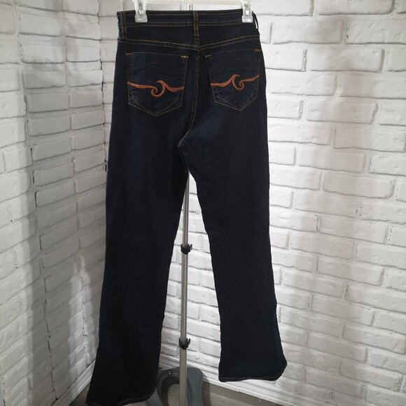 NYDJ Not your Daughters Jeans Ladies Size 8 Dark Wash Blue Jeans - Picture 2 of 12